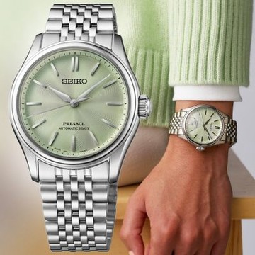 SEIKO 精工Presage 日式美學 若竹色 機械錶 送禮 禮物 推薦_SK028 HCC002J1/6R51-00G0G