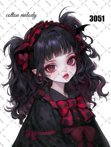 原廠貼紙 o.3051 人物貼紙 原創貼紙 棉線旋律