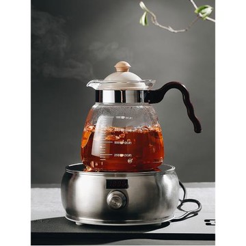 雅風耐熱玻璃直火壺耐高溫家用玻璃茶壺大容量涼水壺煮茶壺燒水壺