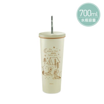 星空米奇 304不銹鋼真空保溫吸管隨行杯700ML(多色選)