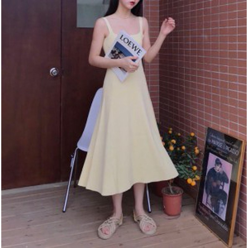 ワンピース ロングワンピース ロング丈 ノースリーブ 無地 大人可愛い カジュアル シンプル きれいめ 春夏 お出かけ デート 女子会 レト 通販 Lineポイント最大1 0 Get Lineショッピング