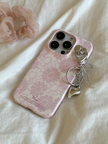 Lily of the Valley Heart Tag Ribbon Phone Case