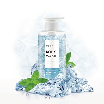 ESNIE 伊絲妮 沐浴乳-凍感胺基酸580ml｜低溫注意｜薄荷麝香｜極地冰川｜專業淨背