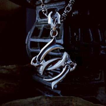 漫想日都系列【鐔戟】(925純銀單墜子)(日本武士/武士刀)