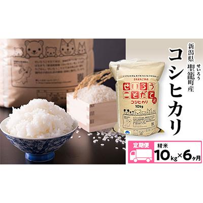 ふるさと納税 聖籠町 新潟県産コシヒカリ10kg全6回