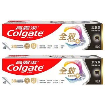 Colgate 高露潔 全效炭深潔牙膏  150g  2條