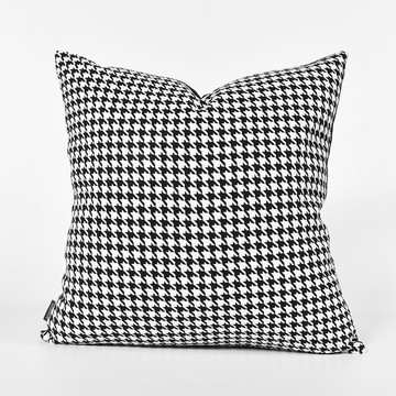 現代簡約千鳥格沙發抱枕靠墊客廳輕奢北歐ins靠枕套抱枕套不含芯