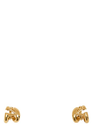 Valentino Garavani Gold Metal Vlogo Earrings