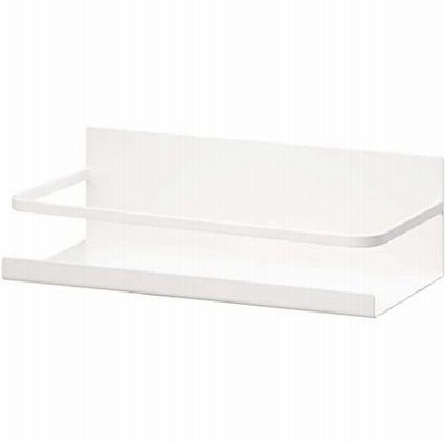 山崎実業(Yamazaki) マグネット スパイスラック ホワイト 約W24.5×D11×H8.5cm プレート Plate キッチンラック 調味料