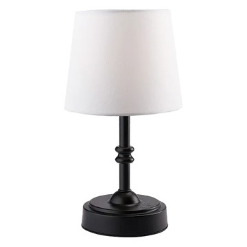 ALIT Mini LUNA LED無線布罩充電桌燈/床頭夜燈 四段觸摸開關 金屬布藝 5V/2W  霧面黑