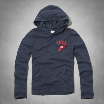 AF a&f Abercrombie & Fitch 小孩帽T 藍色 0297