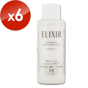 【SHISEIDO 資生堂】怡麗絲爾奢潤進化柔膚乳T2 18ml x 6