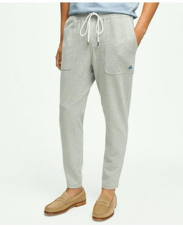 Brooks Brothers Men's Stretch Sueded Cotton Jersey Sweatpants | Grey | Size 2XL