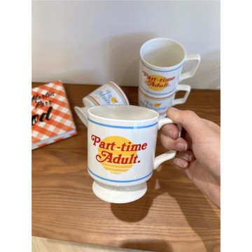 Endless stars日出日落美式復古陶瓷馬克杯創意早餐杯咖啡杯情侶