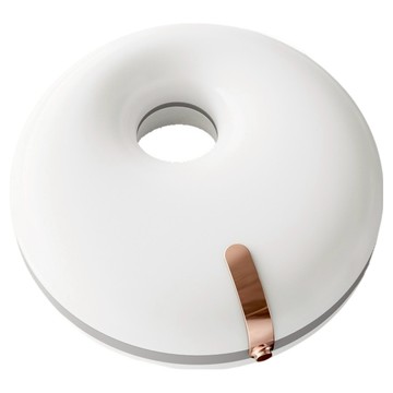 SUNORO 甜甜圈便攜磁吸雙層牙套收納盒  白色  1個