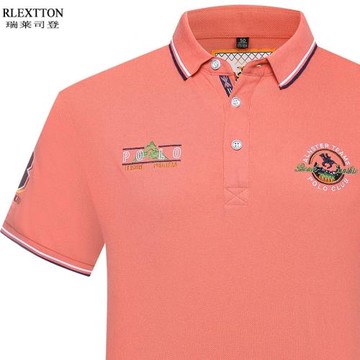 夏季新品高檔Polo衫純棉男裝短袖t恤 寬松翻領半袖體恤薄款潮夏裝