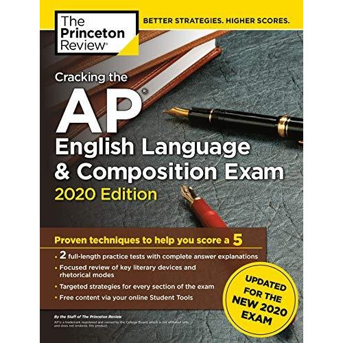 Cracking the AP English Language  Composition Exam  2020 Edition: Practice Tests  Prep for the NEW 2020 Exam (College Test Preparation)