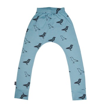 Moi Kids 冰島有機棉童裝哈倫長褲1歲至8歲 天空