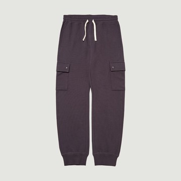 Hang Ten- 華夫格側邊口袋束口褲-男(炭灰)