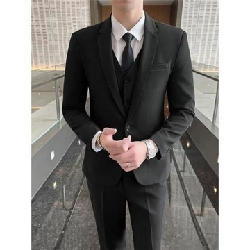 修身休閑職業韓款加大碼伴郎西服