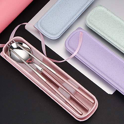 Travel Camping Silverware Set Pcs Tableware Set Stainless Stee 並行輸入品