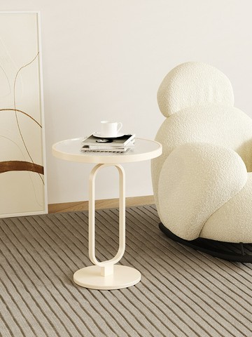 奶油風小邊幾沙發客廳迷你角幾輕奢臥室床頭邊桌輕奢陽臺庭院茶几 雙11全館免運