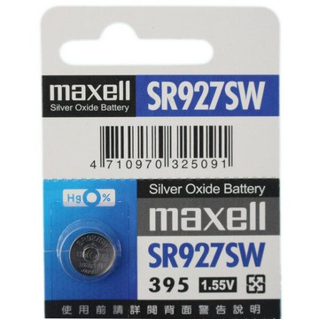 maxell SR927SW 鈕扣型電池 395/一顆入(促70) 1.55V 鈕扣電池 手錶電池 日本製-傑梭【APP滿額下單4%點數(單一帳號最高1000點)】7/31止