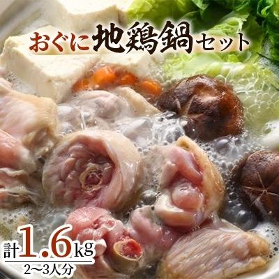 ふるさと納税 小国町 おぐに地鶏鍋セット (2〜3人分)