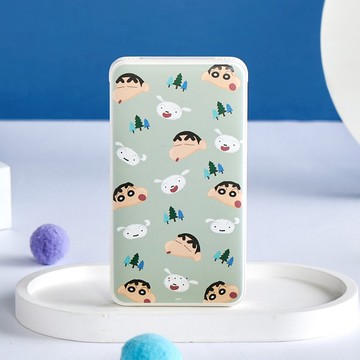 蠟筆小新森林系大頭亂花雙線快充10000mAh行動電源