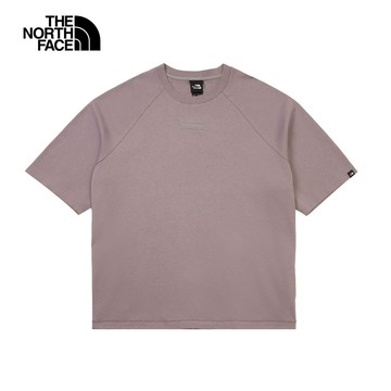 UE男款灰色簡約刺繡LOGO短袖T恤｜8BTMG7O