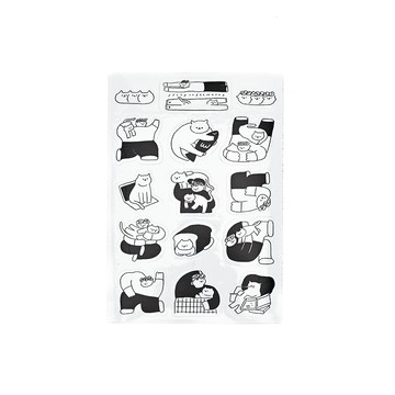 與貓的日常| 防水貼紙