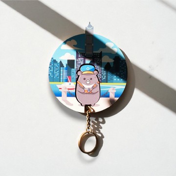 Key House 黑熊遊台灣_高雄 生日禮物 交換禮物 情人節禮物 畢業