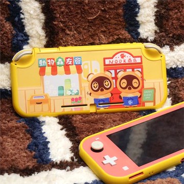 原創任天堂switchlite保護殼豆貍動森NS保護套switch透明軟殼硬殼