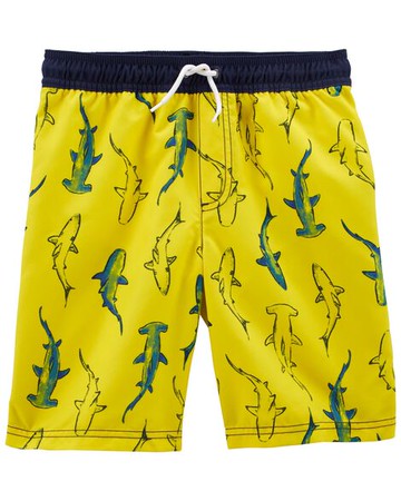 Kid Shark Swim Trunks
