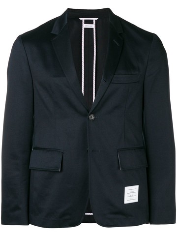 Thom Browne - Unconstructed Cotton Sport Coat - men - Cotton - 00 - Blue