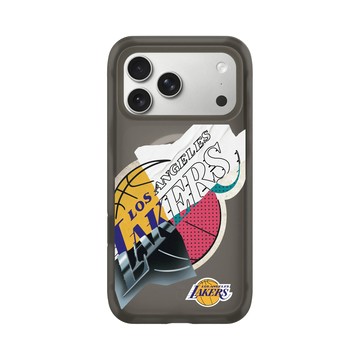 iPhone 17 Pro Max AirX 本質黑 - NBA - 拼接系列-洛杉磯湖人 L.A. Lakers - Style Mix
