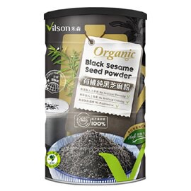 米森   有機純黑芝麻粉350公克/罐