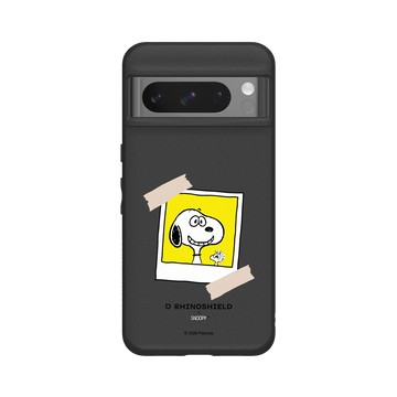 Pixel 8 Pro SolidSuit 黑 - 史努比 Snoopy - 拍立得-來！笑一個