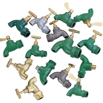 帶鎖水龍頭 一寸4分鑄鐵 水龍頭6老式慢開帶鎖鑰匙鐵龍頭物業水龍頭工地龍頭 【CM923】