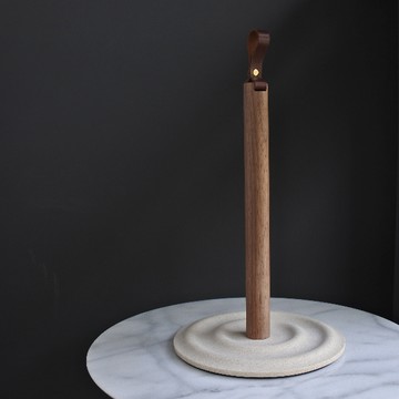 GIAN 匠家具 水波餐巾紙架 - 胡桃木