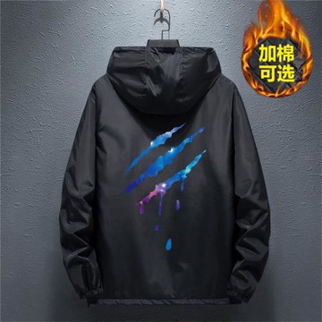 2026春秋季潮流帥氣沖鋒衣男款學生青少年大碼夾克外套秋冬棉服男