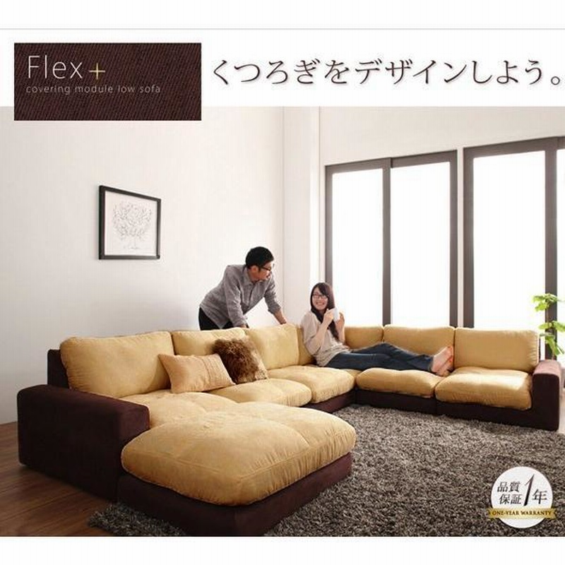 低反発 腰用 (10%OFFセール) ローソファー おしゃれ 2人掛け単品 肘