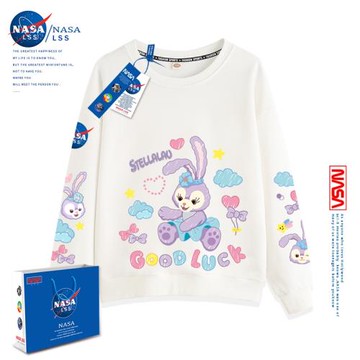 NASA聯名星黛露衛衣女童兒童長袖春裝寬松衣服春季2023新款女孩潮
