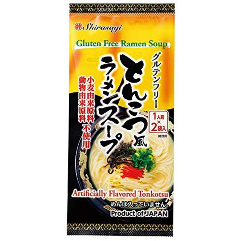 グルテンフリーとんこつ風ラーメンスープ2食入X6個