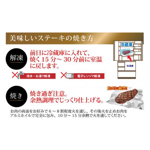 ふるさと納税 福井県 あわら市 若狭牛 王道ステーキ詰合せ ＜ヒレステーキ＆サーロインステーキ＞各2枚 ／ 国産 牛肉 A4 A5 ブランド牛 サーロイン ヒレ 4枚