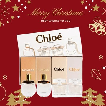 生日快樂🎀🎀  一次擁有｜CHLOE女性香水禮盒-4入X5ML(國際航空版) ｜  女朋友  閨蜜 生日禮物