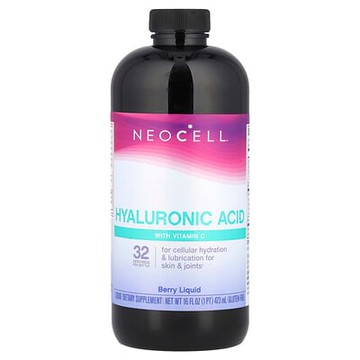 NeoCell, 透明質酸，含維生素 C，漿果味，16 液量盎司（473 毫升）