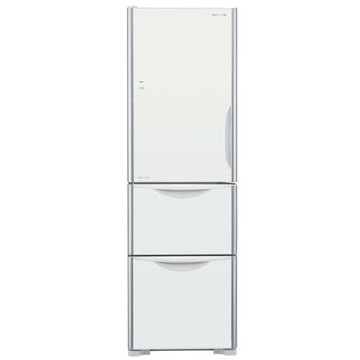 【HITACHI】 日立394公升變頻三門冰箱 [RG41BL-GPW白]-左開 含基本安裝 隨貨贈萬用密封罐三入組【三井3C】