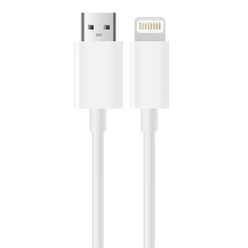 FUGU USB-A to Lightning 高速充電線  1m  白色  1條