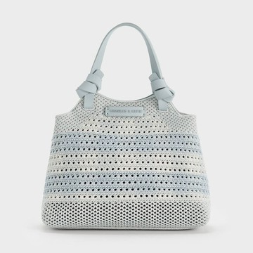 【CHARLES & KEITH】Ida 編織托特包｜夏季新品｜快速出貨｜小CK